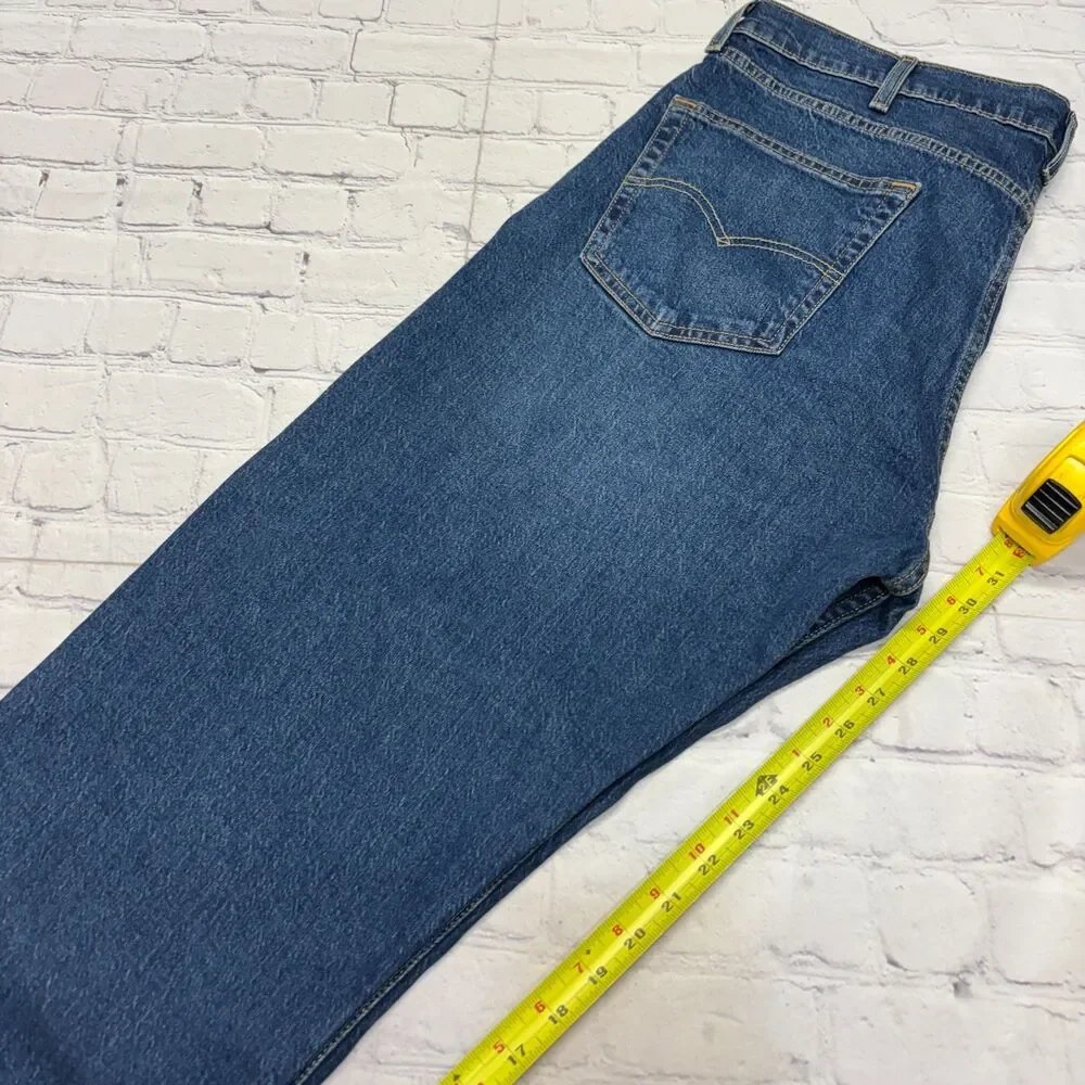 NWT Levi's 505 Regular Straight Jeans Men Size 38x30 Blue Denim C131 -11